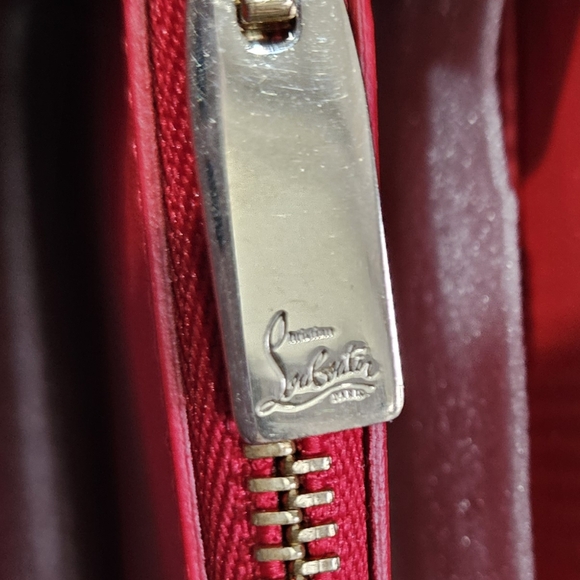 Christian Louboutin Black and Gold Studded Wallet -A Condition - Picture 13 of 17